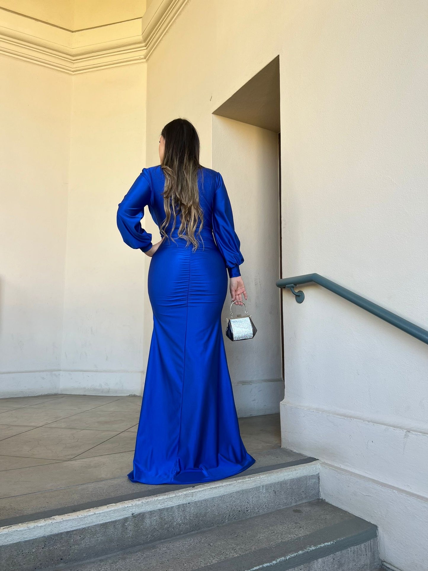 Graciela long dress - Royal blue