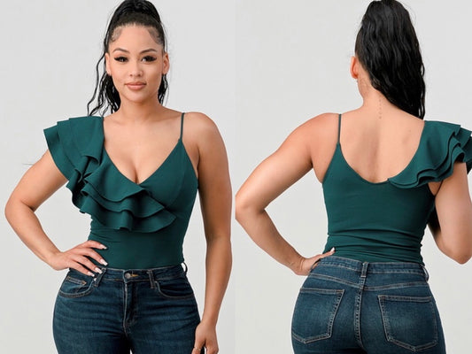 Ofelia Bodysuit - Hunter Green
