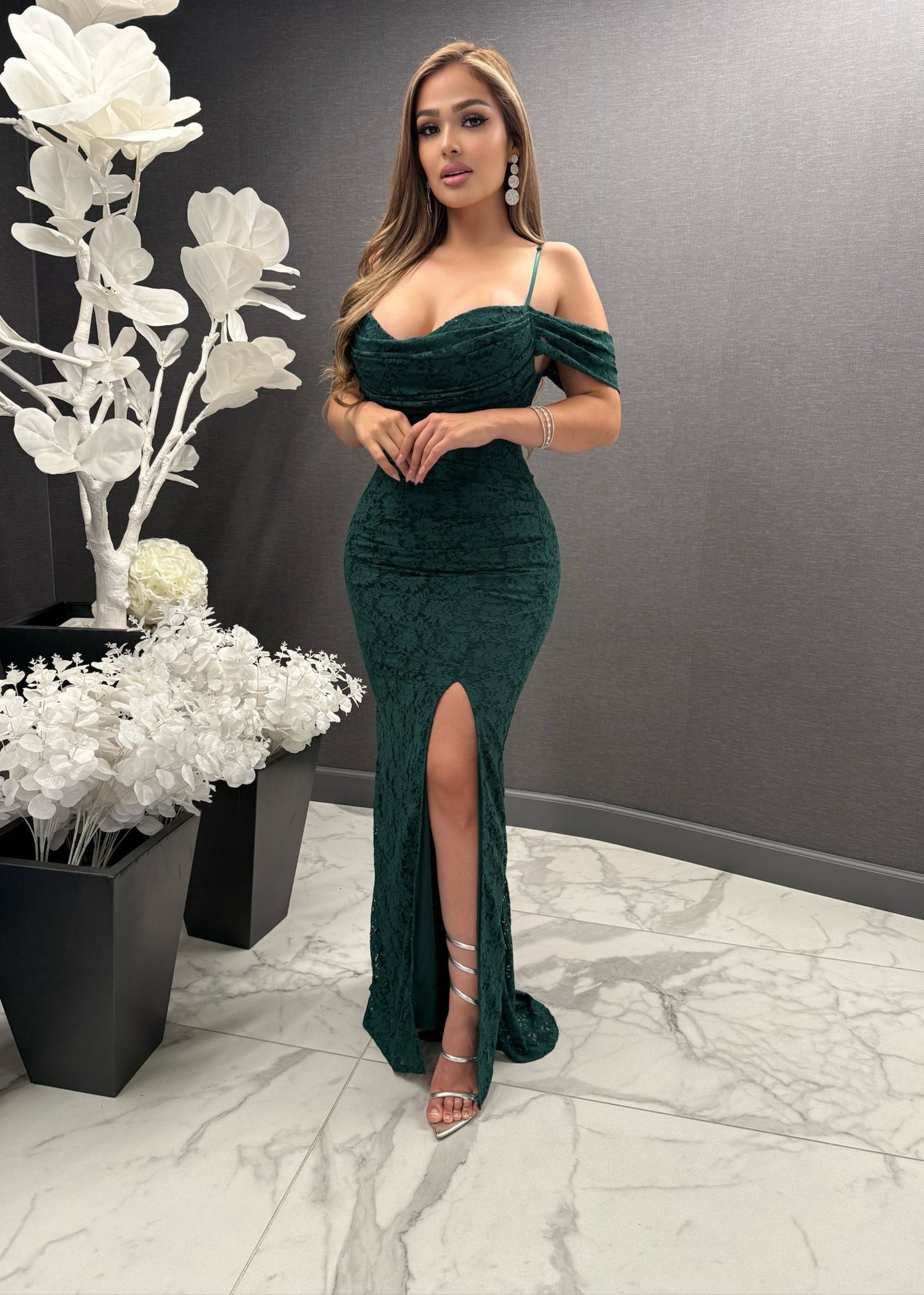 Roxana maxi lace dress