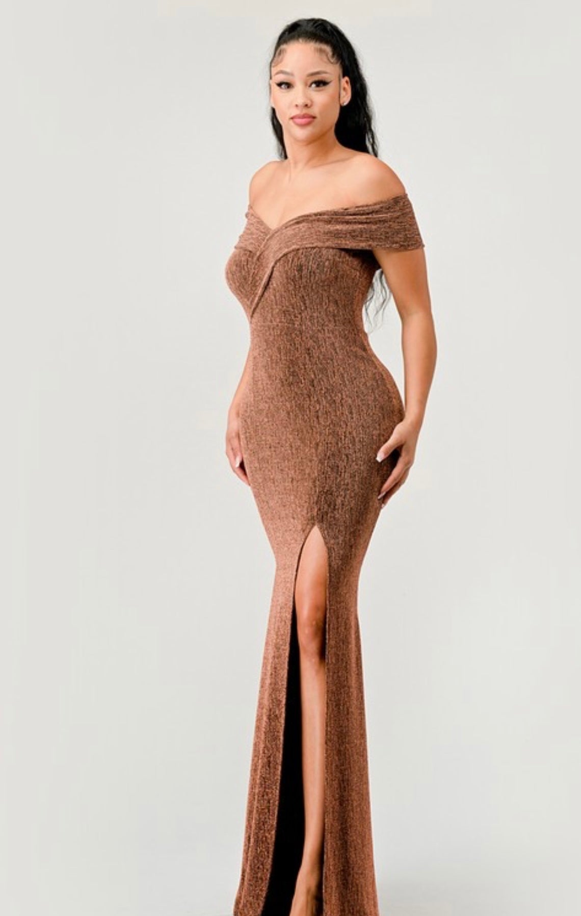 Camila dress - Gold