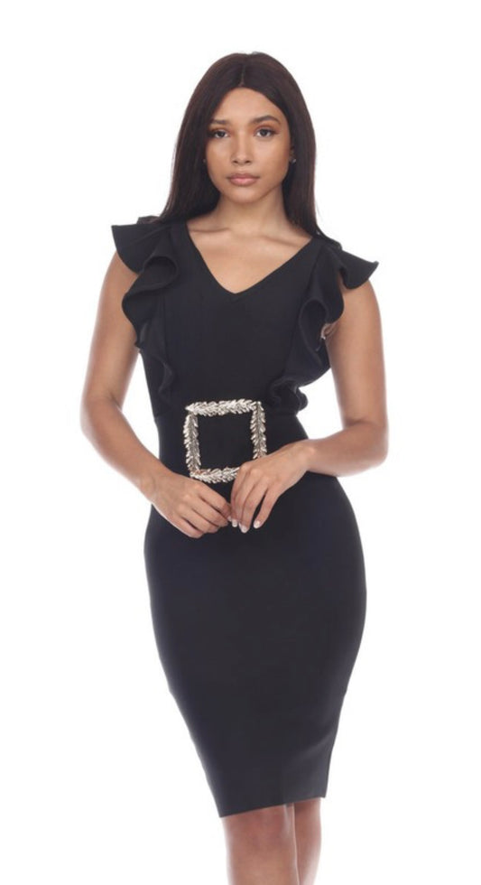 Reina bandage dress - Black