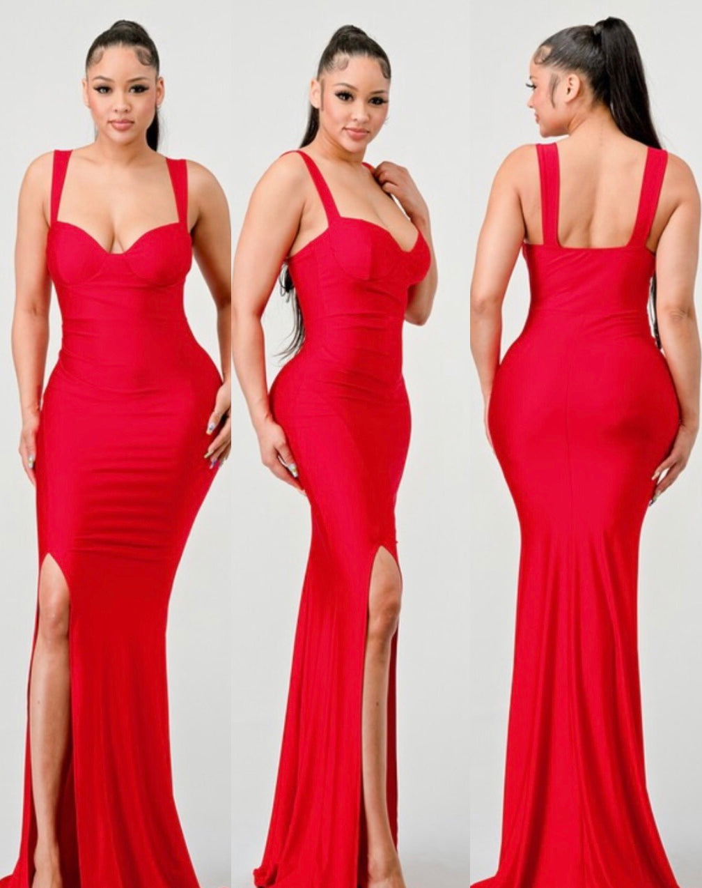 Sweetheart dress - Red