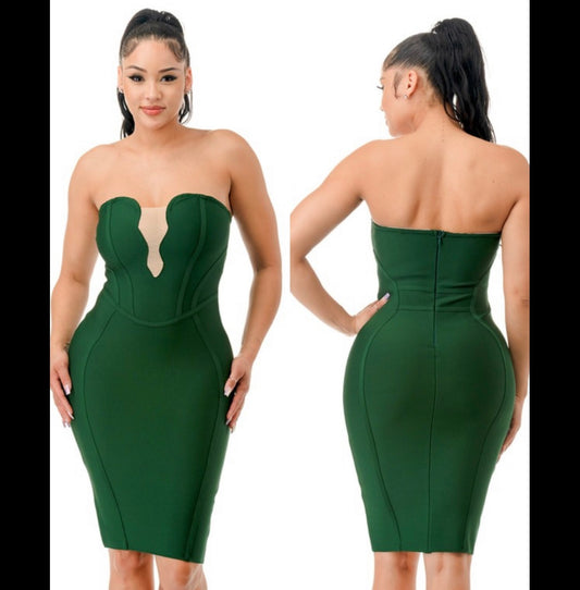 Una noche bandage dress