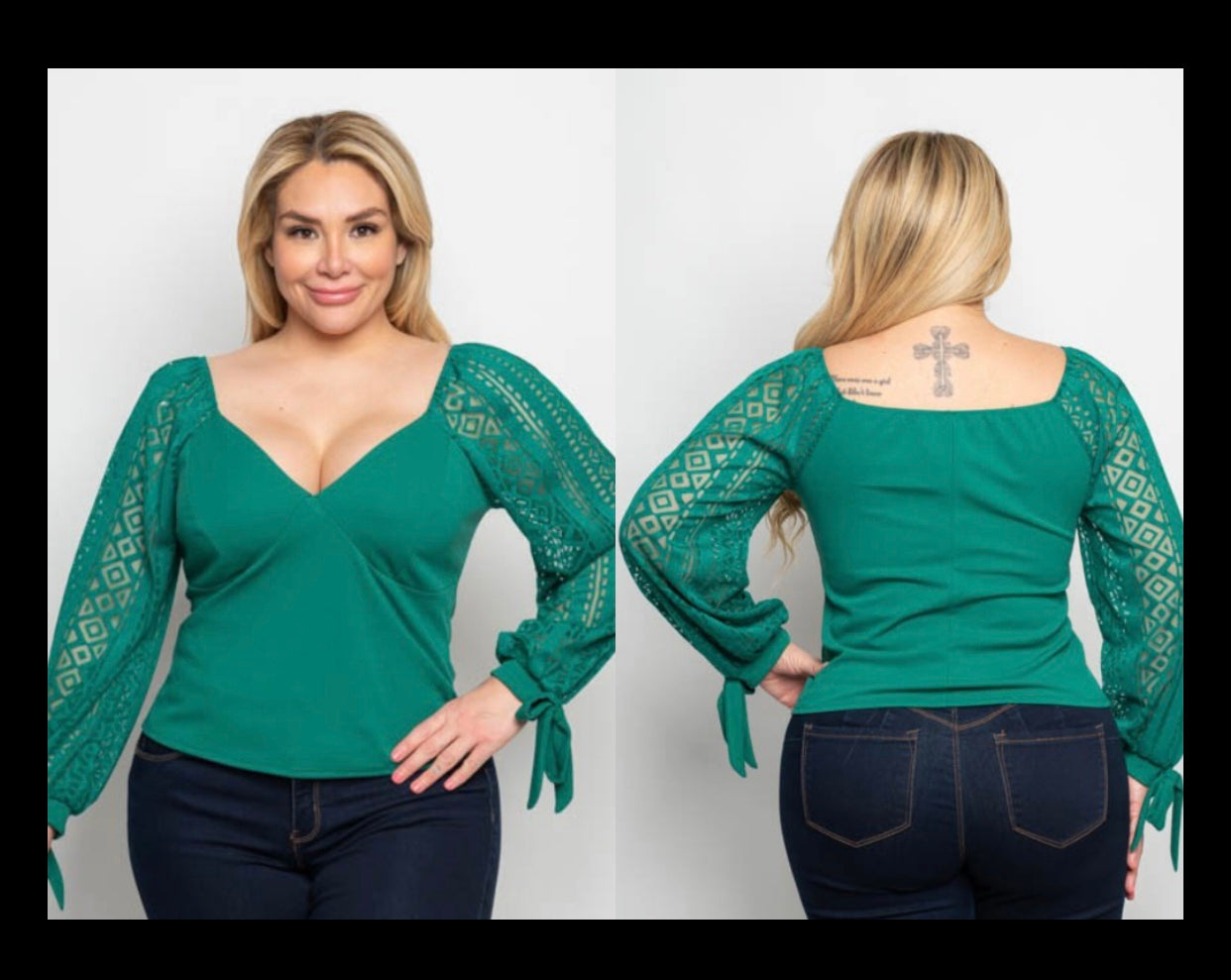 Abogada plus size top